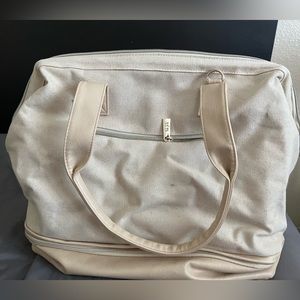 Beis Convertible mini weekender beige